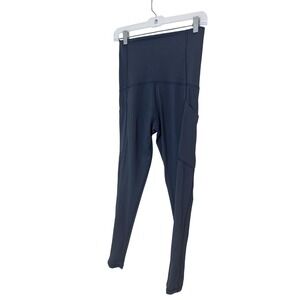 Movemama Leggings Womens Small Gray High Rise Ankle Pockets Yoga Gym Athletic